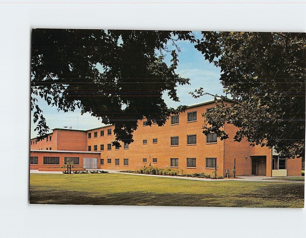 Postcard Student Residence Hall Chico State College Chico California USA