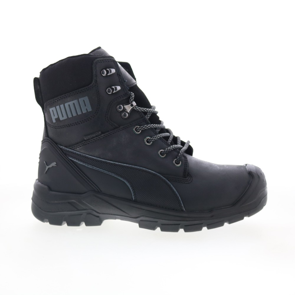 Puma Safety Conquest Soft Toe CTX High WP EH SR Black Mens Work Boots
