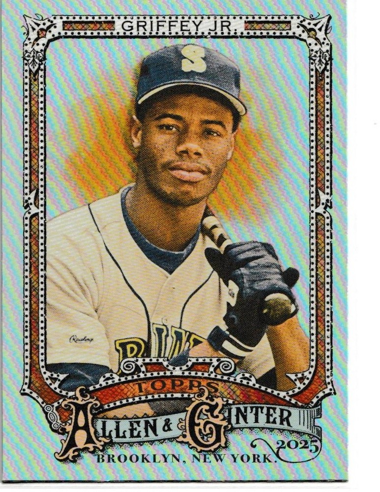 2025 Topps Allen & Ginter #9 Ken Griffey Jr. Silver Portrait