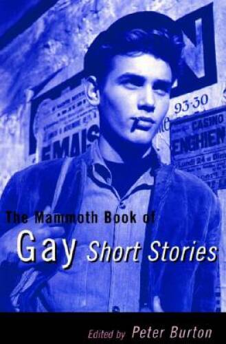 Mammoth Book of Gay Short Stories by Peter Burton Paperback Good Condition  