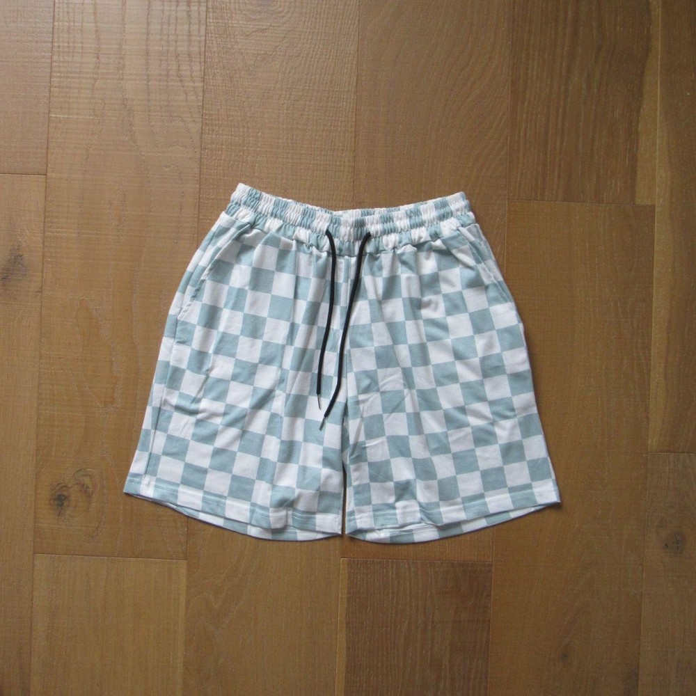Men's Shein Checker Pattern Short - Size: Medium
