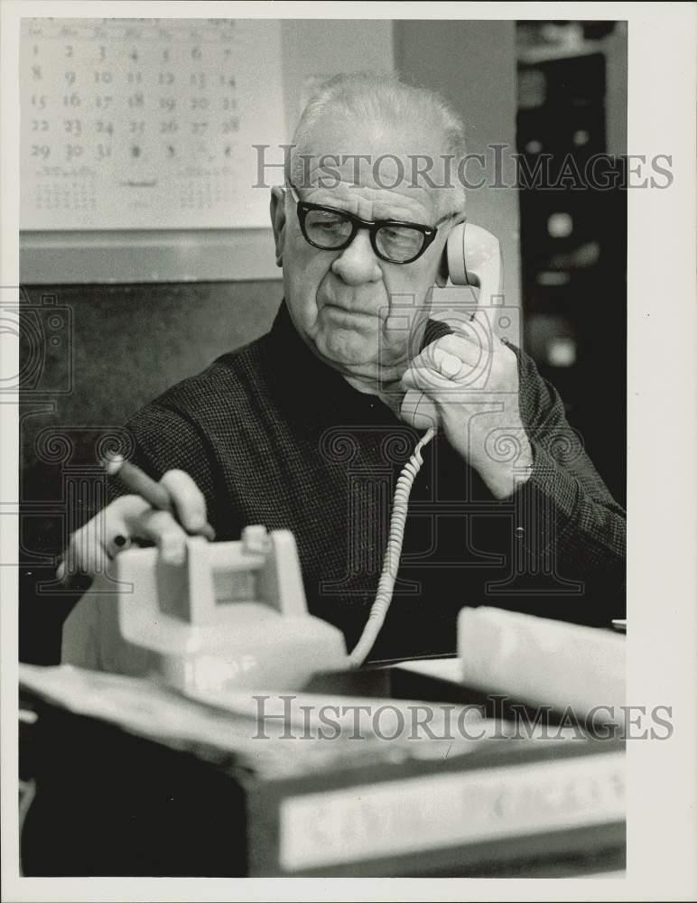 1984 Press Photo Hampshire County Sheriff John Boyle at Hampshire County Jail.
