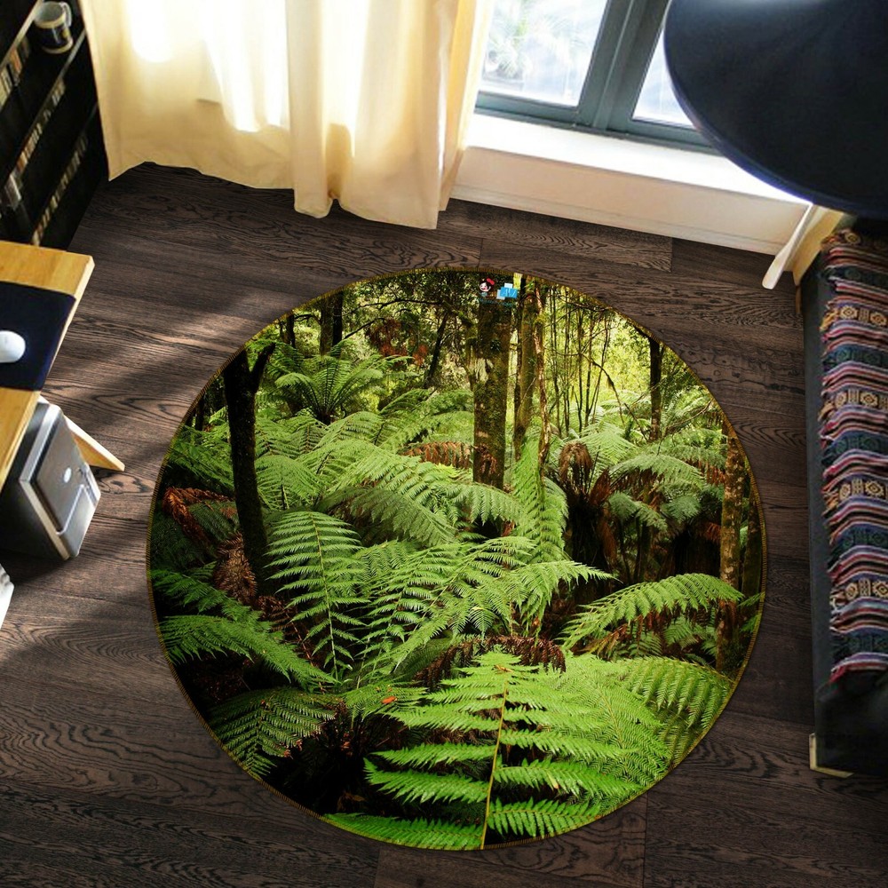 3D Tropical Rainforest NAO333 Game Rug Mat Elegant Photo Carpet Mat Fay