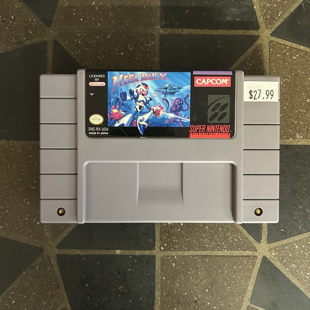 Mega Man X (Super Nintendo SNES, 1994) TESTED