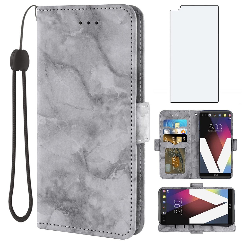 Asuwish Compatible with LG V20 Case and Tempered Glass Screen Protector Cell ...