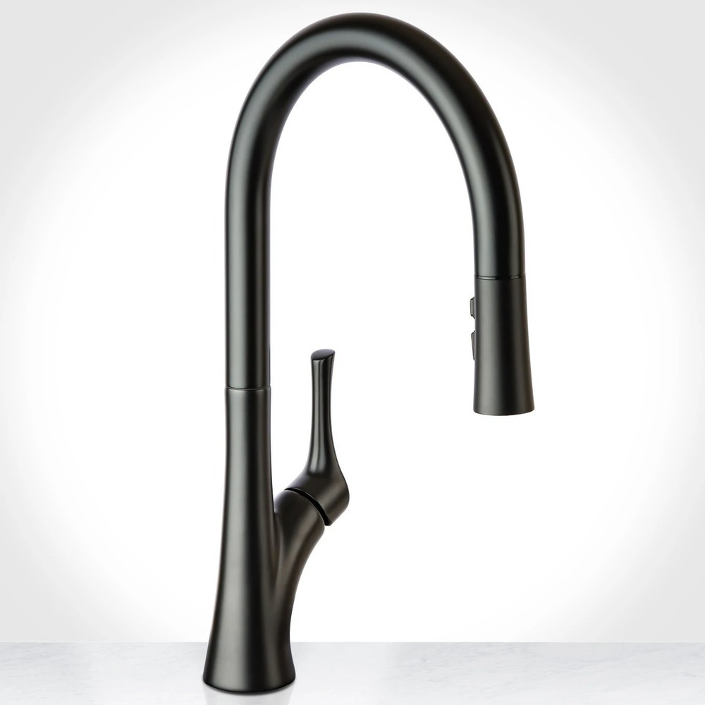 Miseno MNO171L Bella Pull-Down Kitchen Faucet - Black