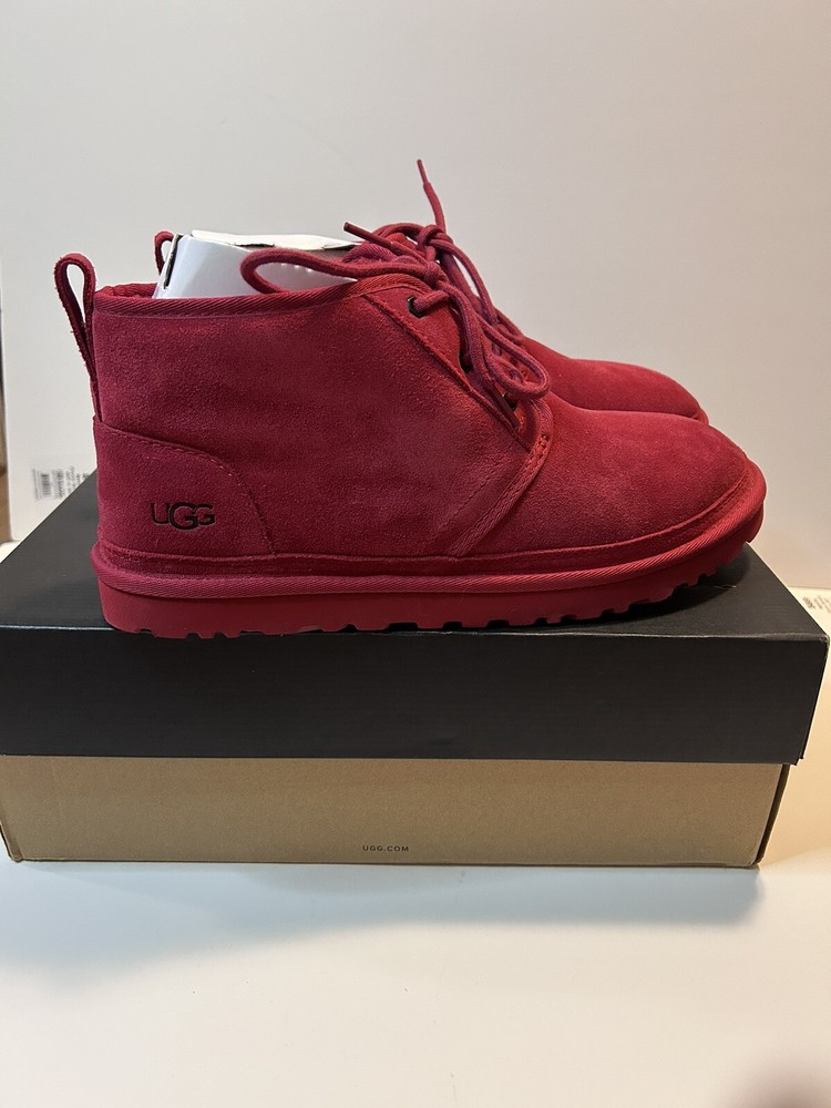 UGG Neumel Men’s Boots Size 13 Zamba Red New In Box