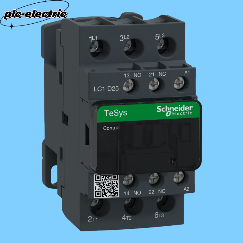 LC1D25M7 NEW Schneider 25A, 15HP at 480VAC,3phase, 3 NO, 220VAC 50/60Hz coil