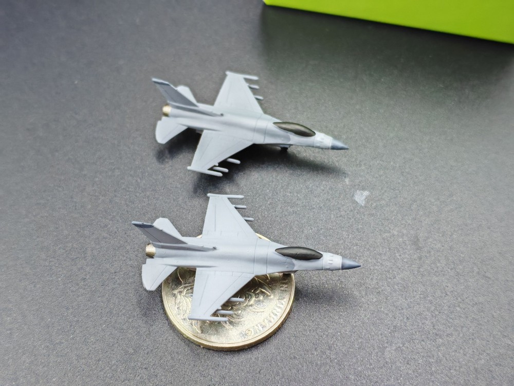 3D printed 1/350/400 US F-16 fighter Fighting Falcon model 2/pcs