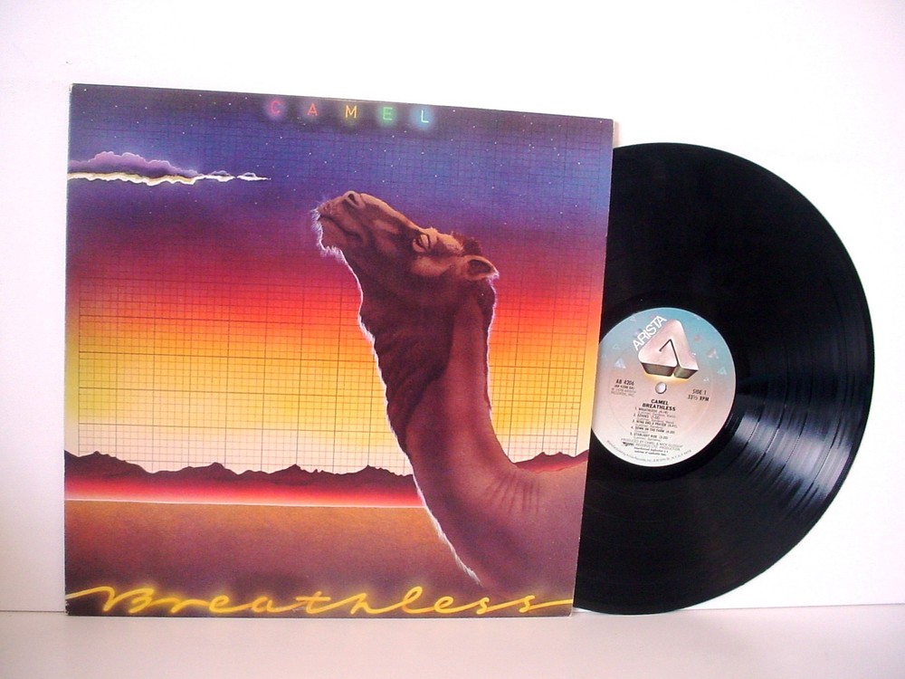 CAMEL Breathless original LP from 1978 (ARISTA AB 4206).