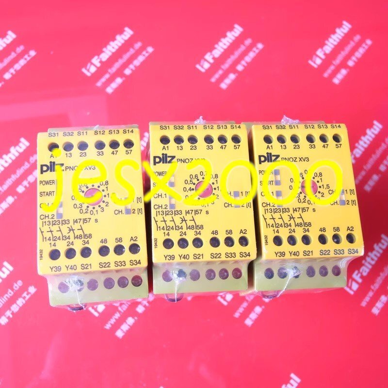 1PC NEW   PNOZ XV3 3/24VDC 3n/o 2n/o t 774542 PLC MODULE  #A6-37