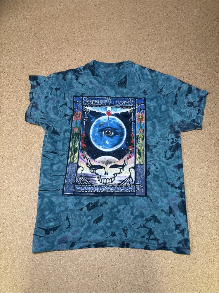 Vintage Grateful Dead 1995 Tie-Dye Tour Shirt Size S/M