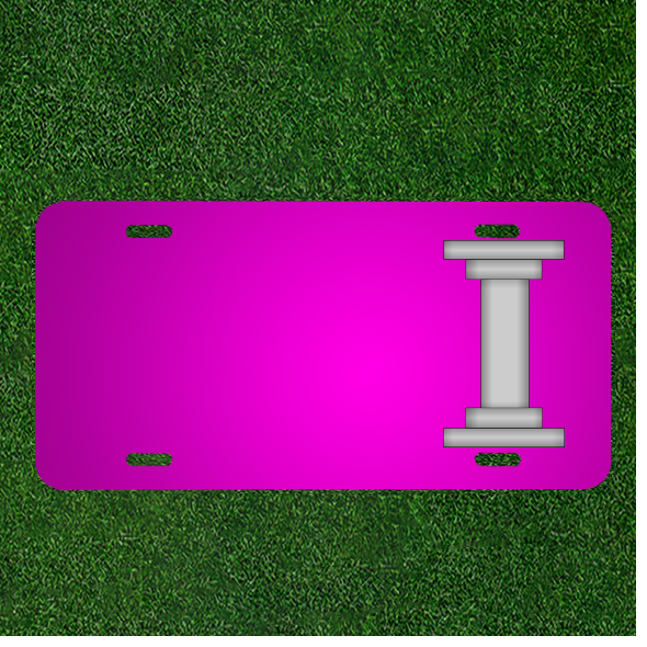 Custom Greek Roman Personalized License Plate with Names
