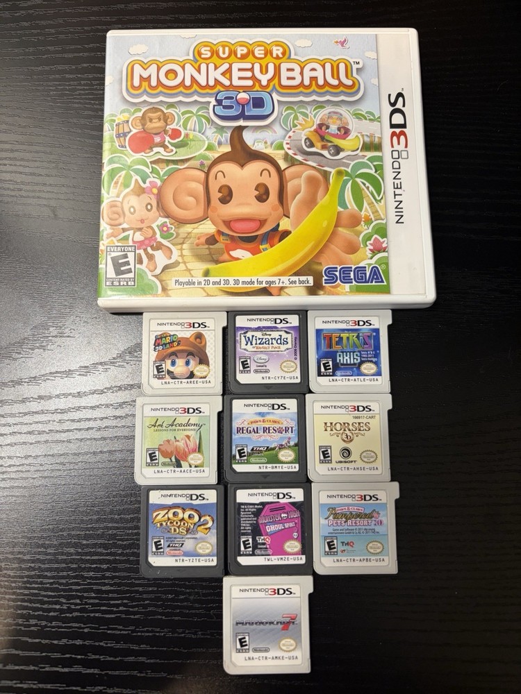 Nitendo 3DS And DS Game Lot Of 11