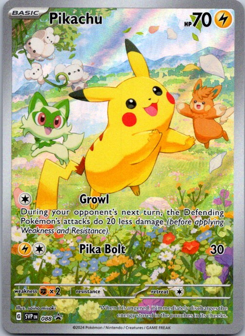 SV: Scarlet & Violet Promo Cards #088 Pikachu