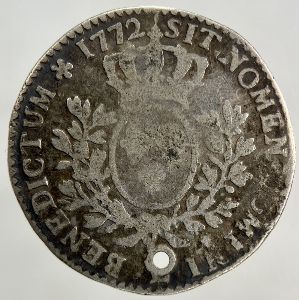 1772 France 1/5 Ecu Silver Coin | Collectable Grade