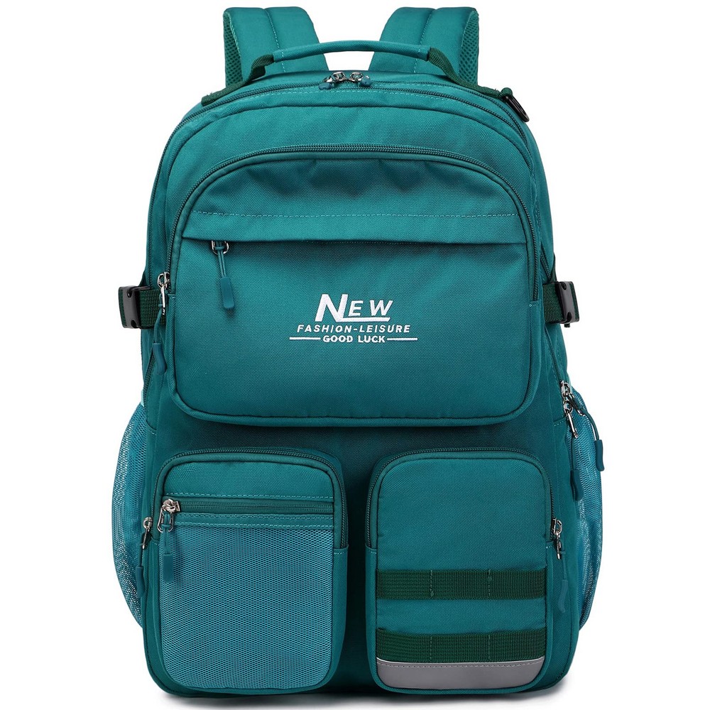 Water Resistant Backpack for Teen Girls Boys Students, Casual Multi Pockets D...