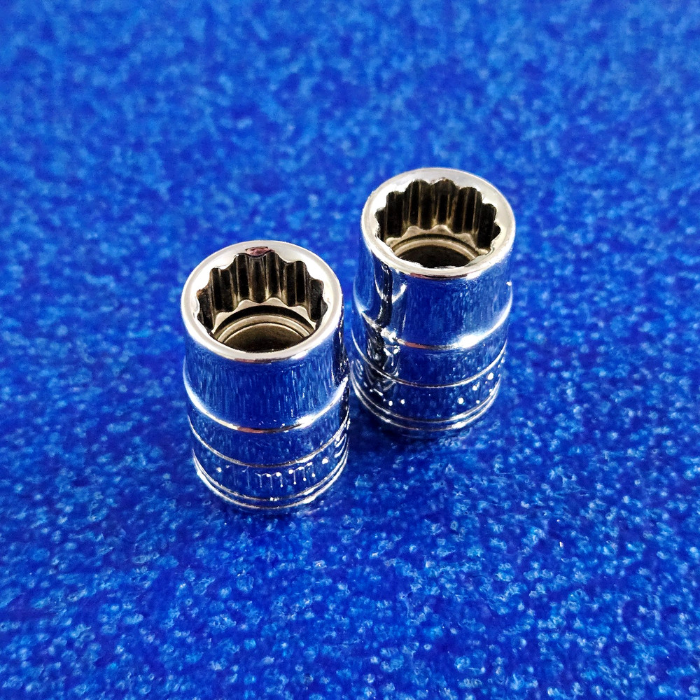 (2 Pack) SK made in USA 11mm Sockets 3/8