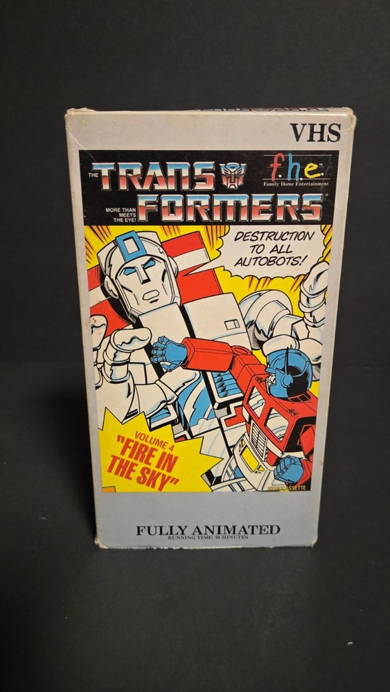Transformers Fire In The Sky Vol. 4 f.h.e. VHS 1984