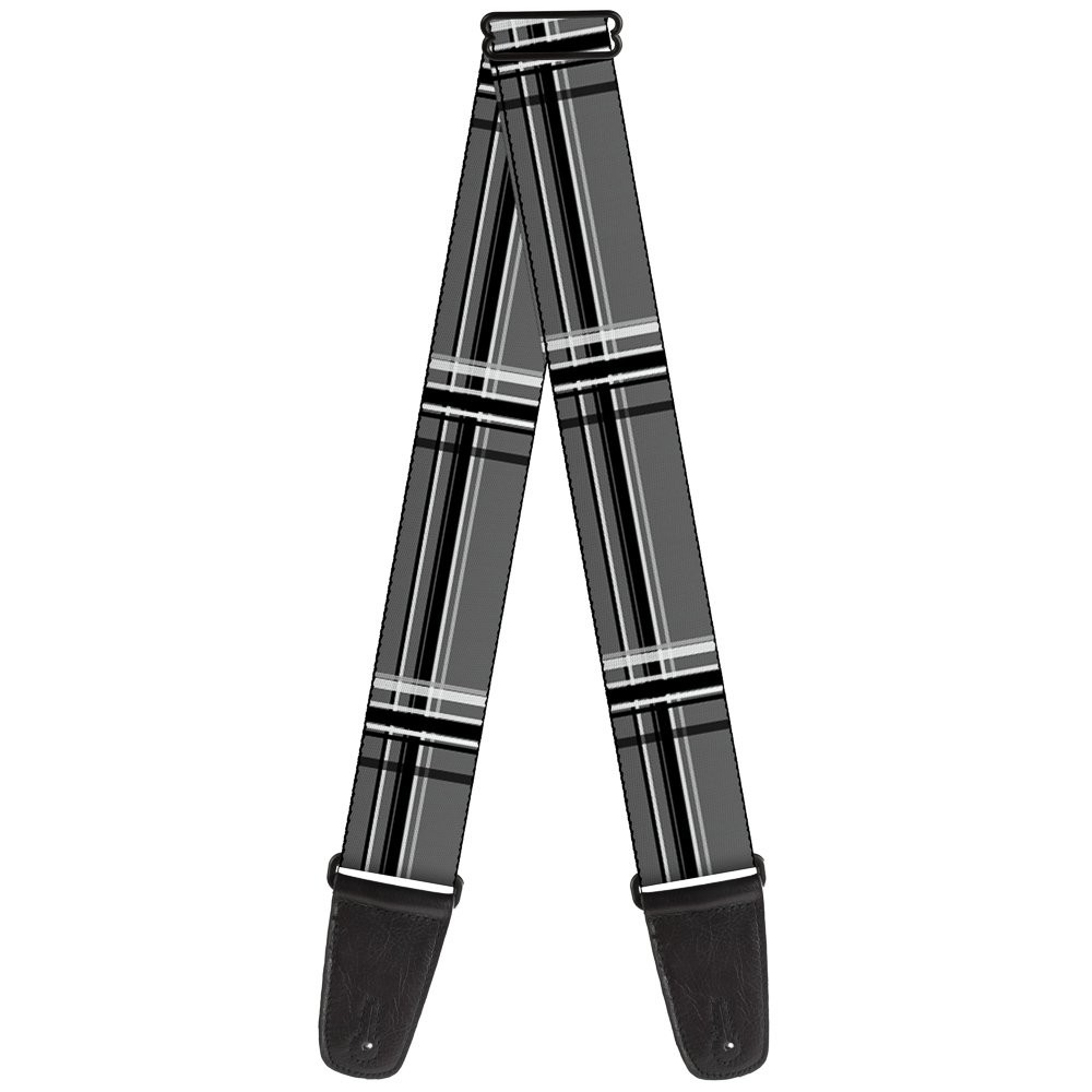 Guitar Strap - Plaid Gray/Black/White ACC NEWAnother great item from Rarewaves USA | Free delivery!