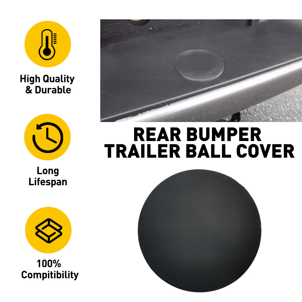2003-2019 Dodge Ram 1500 2500 3500 Black Rear Bumper Tow Hook Cover