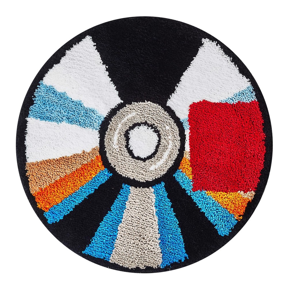 CD Rug - 24 inch Tufted Hypebeast Non-Slip Bath Mat Cool Record Rugs and Aest...