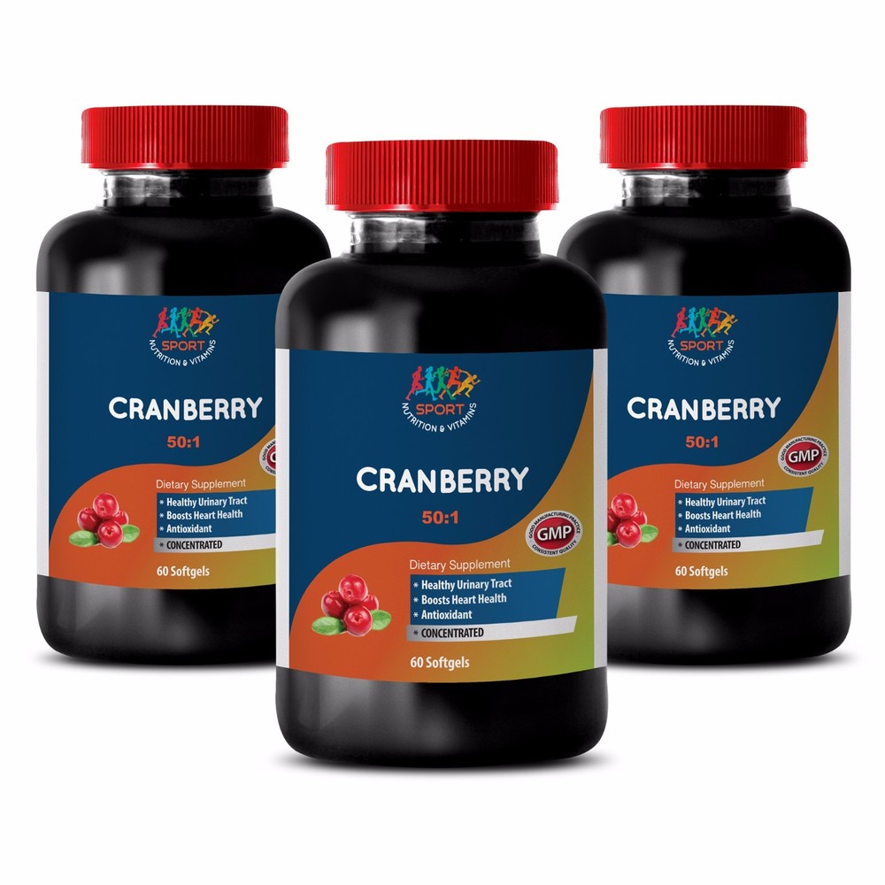 Digestive Tract Support - Cranberry Extract 50:1 272mg - Cranberry for Liver 3B