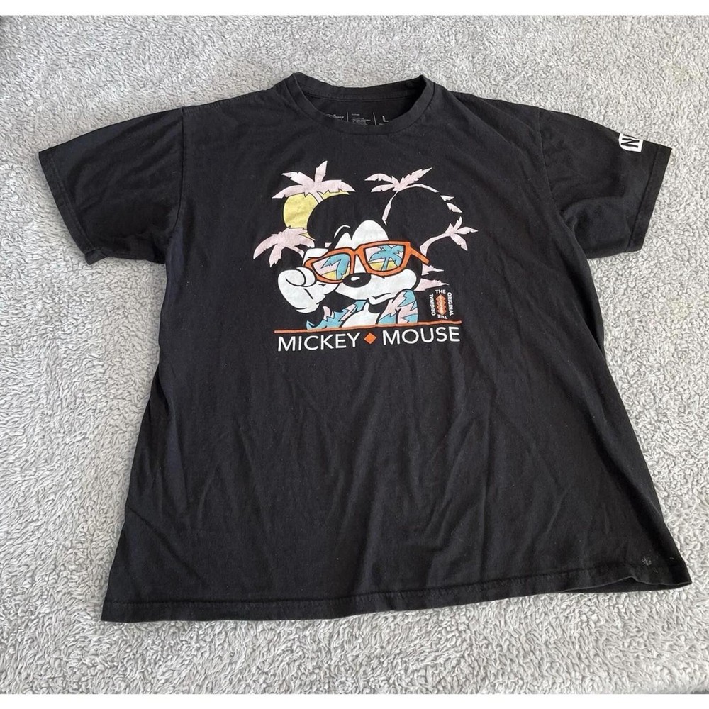 Disney x Neff Mickey Mouse Summer Vibes Graphic T-Shirt Mens Size Large