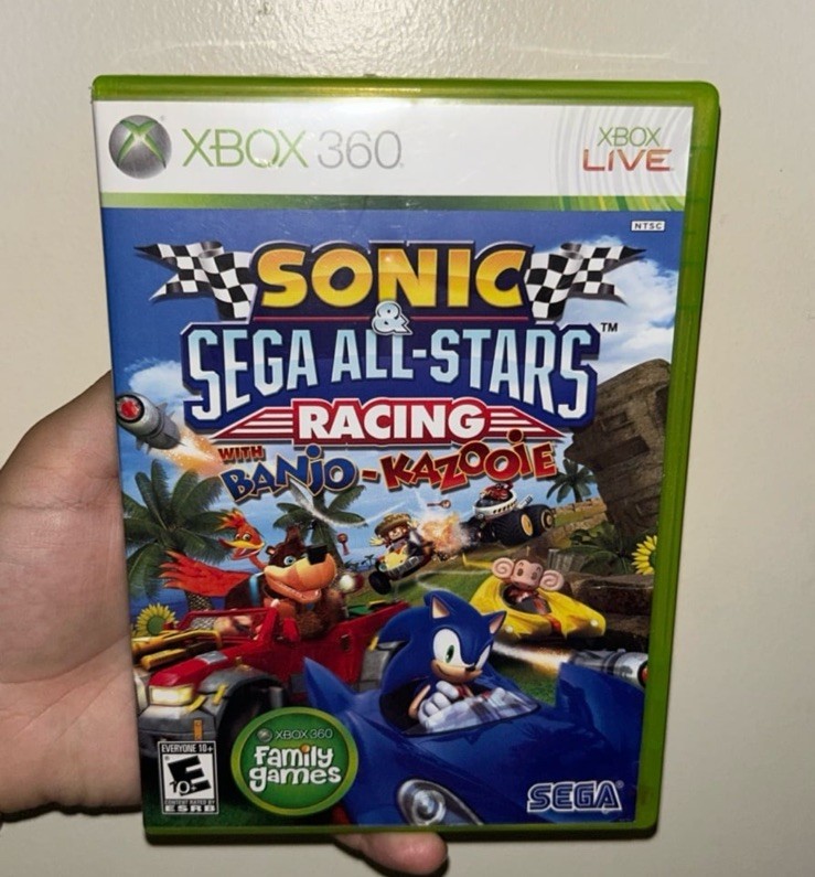 Sonic & Sega All-Stars Racing With Banjo-Kazooie (Xbox 360, 2010)