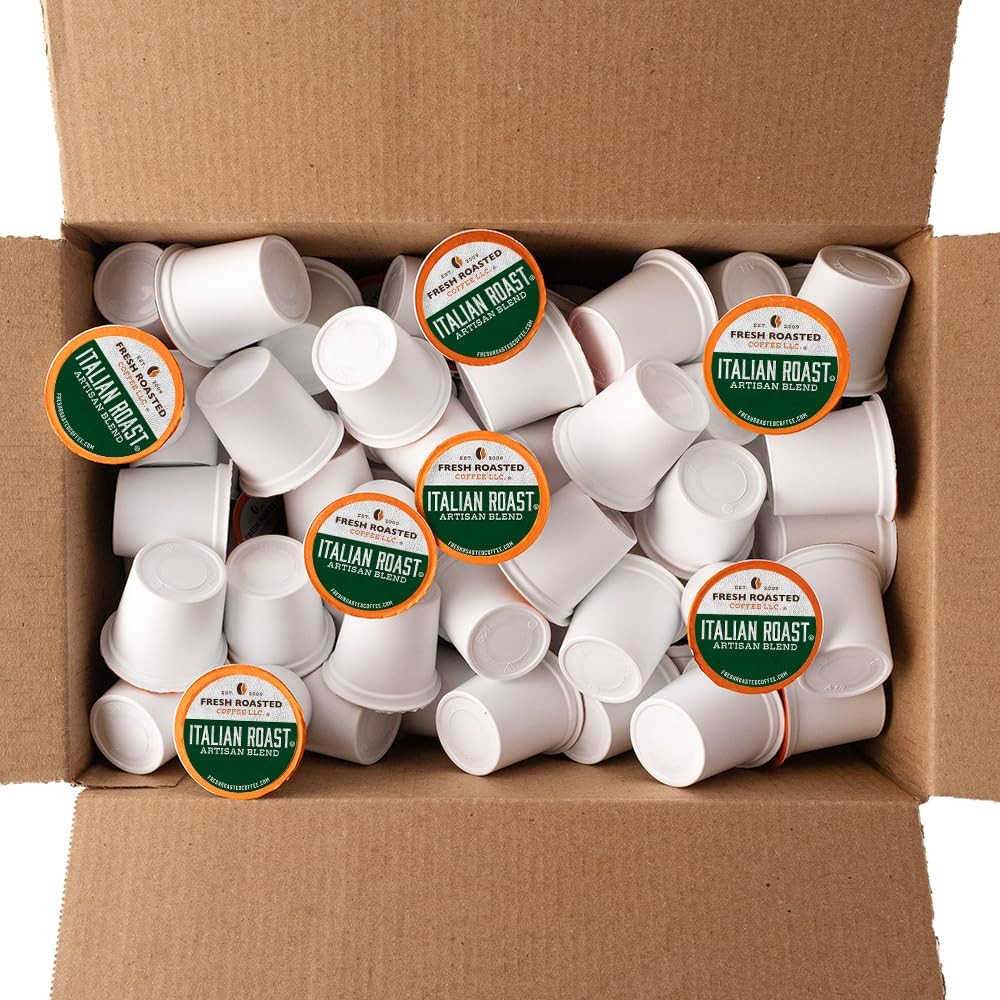 Dark Italian Roast Coffee Pods for K Cup Brewers 96 Count