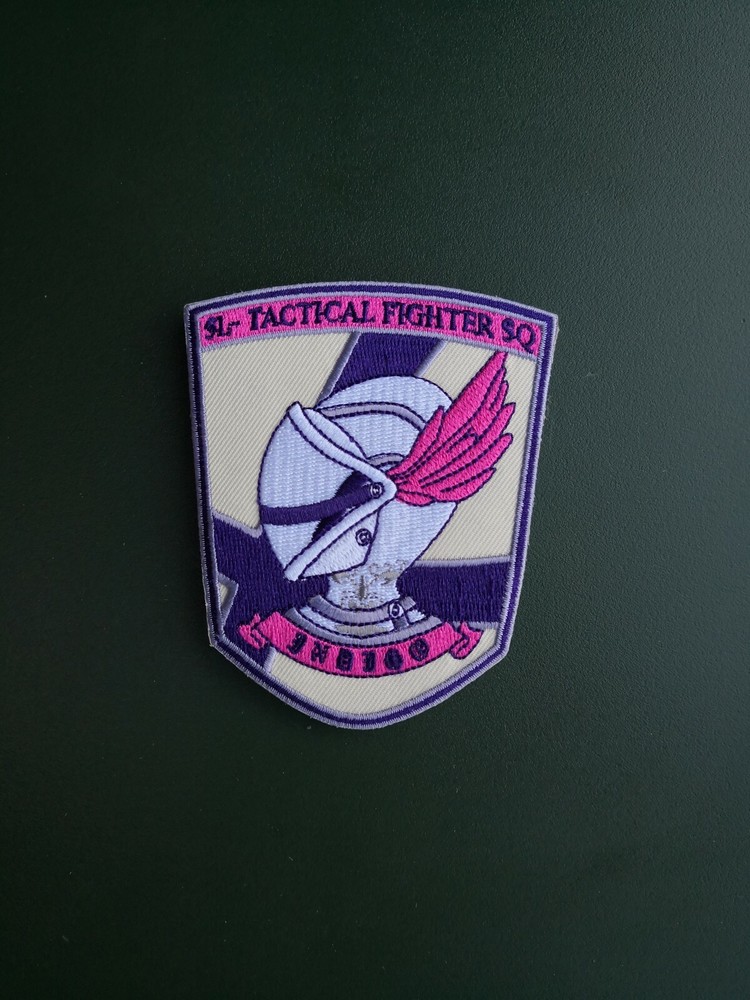 Ace Combat Zero Indigo Team Belkan Squadron Embroidered Morale Hook Loop Patch-image