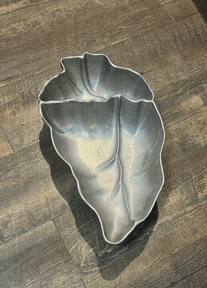 Wilton Armetale Large 15x8 Chili Pepper Chip and Dip Serving Tray  