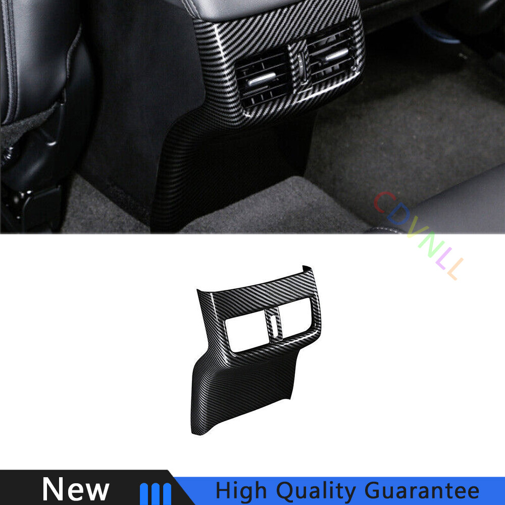 For Mazda 6 Atenza 2020-2021 Carbon Fiber Rear Air Outlet Protection Panel 1PCS