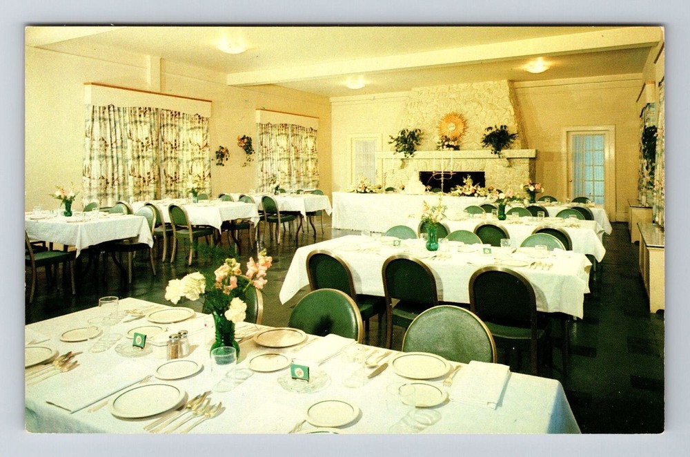 East Orange NJ-New Jersey, Hotel Suburban, Dining, Vintage Postcard