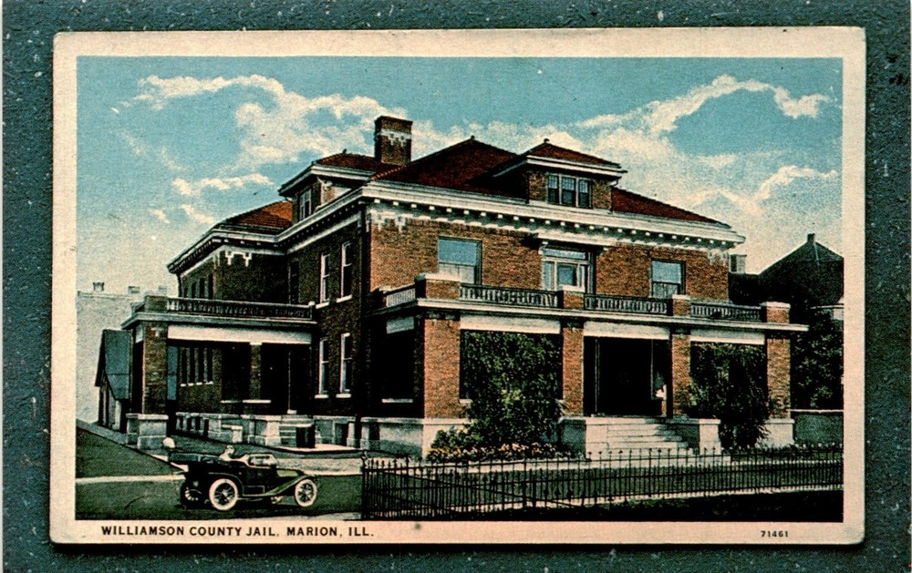 Williamson County Jail, Marion, Illinois, Williamson County Area Postcard
