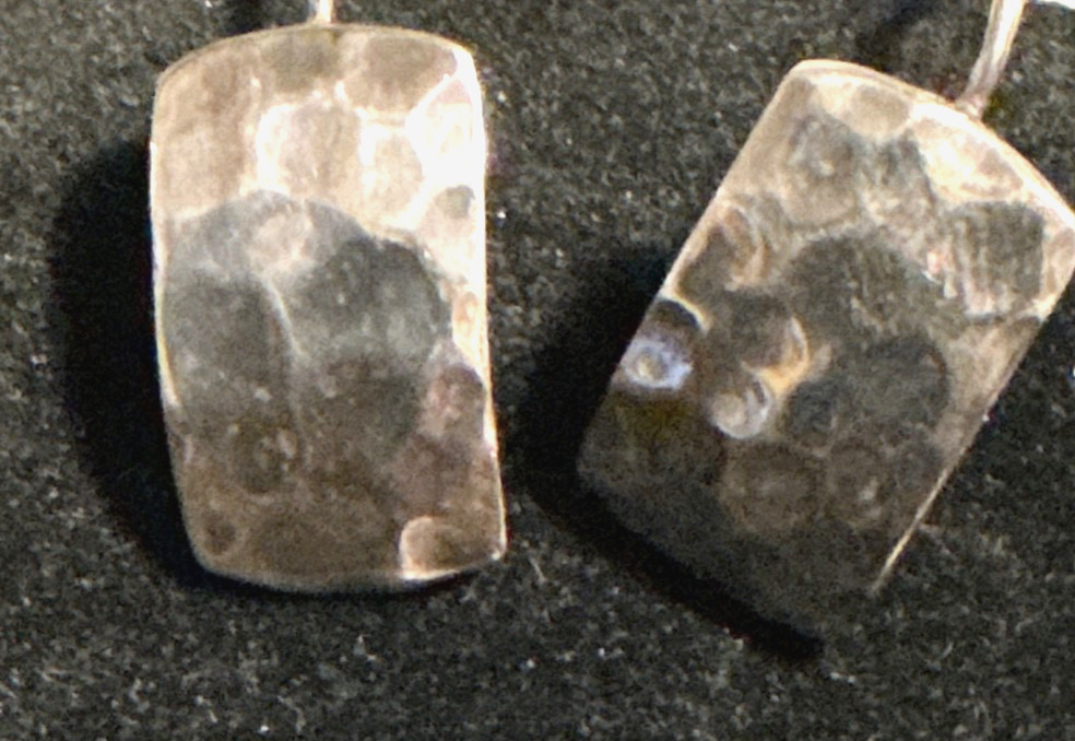 Silpada Hammered Sterling Silver Dangle Drop Earrings 925.