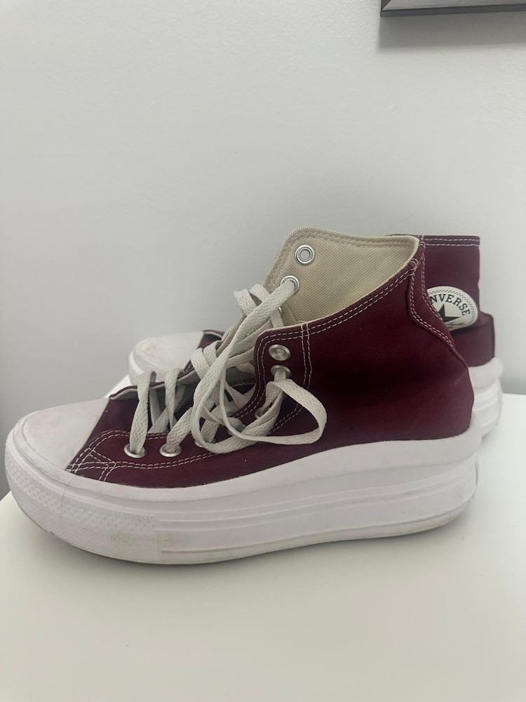 Size 7 - Converse Chuck Taylor All Star Platform High White W