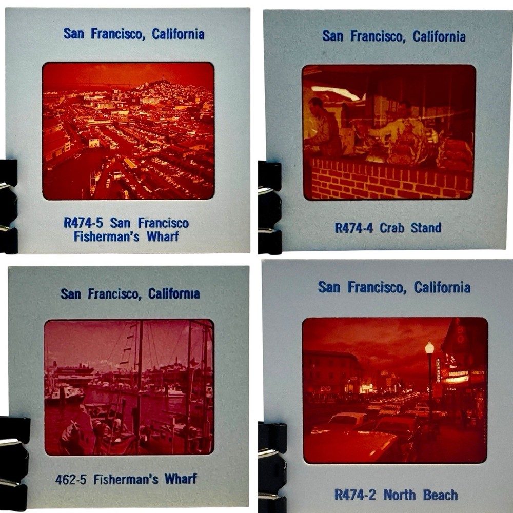 1950s Era Colored Slides of San Francisco by Mike Roberts of Berkeley, CA