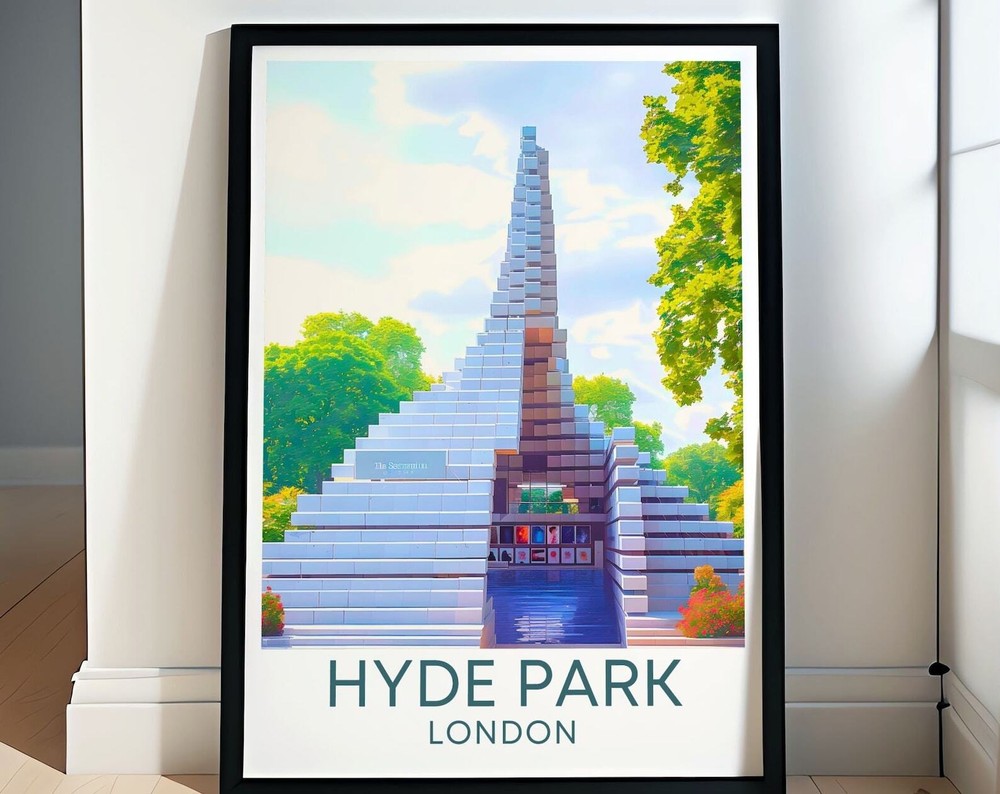 Hyde Park London Travel Prints Buckingham Palace And Hyde Park Art Prints