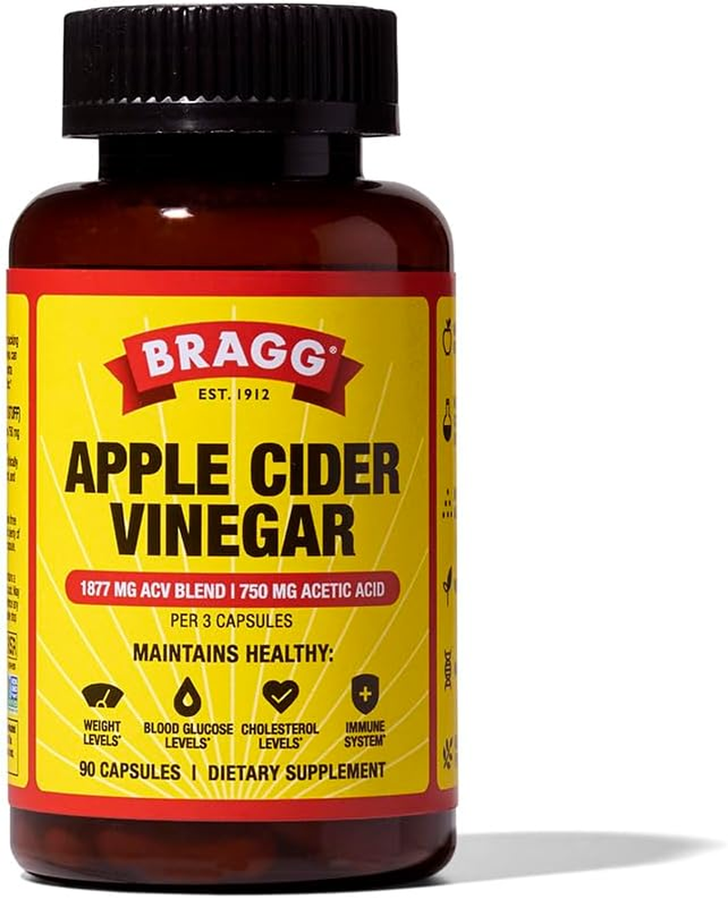 Apple Cider Vinegar Capsules with Vitamin D & Zinc – 90 Capsules, Immune Support