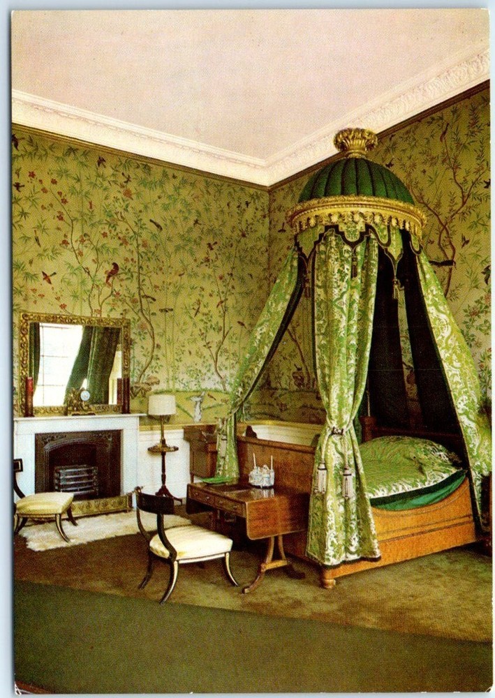 Postcard - Chatsworth - The Wellington Bedroom - Derbyshire Dales, England