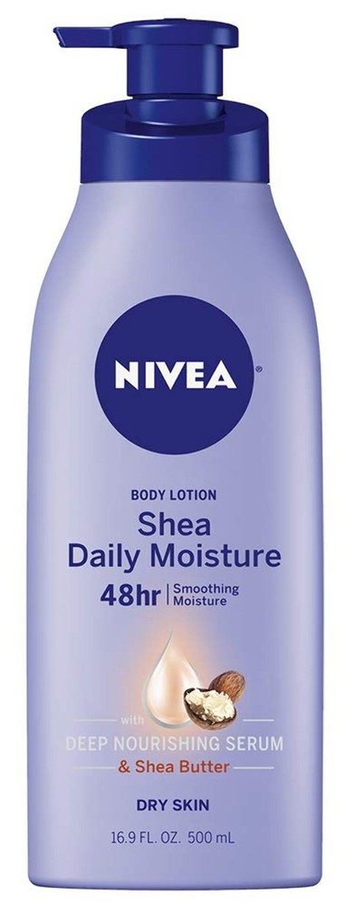 NIVEA Shea Nourish Body Lotion for Dry Skin with Hyaluronic Acid & Shea Butter-image