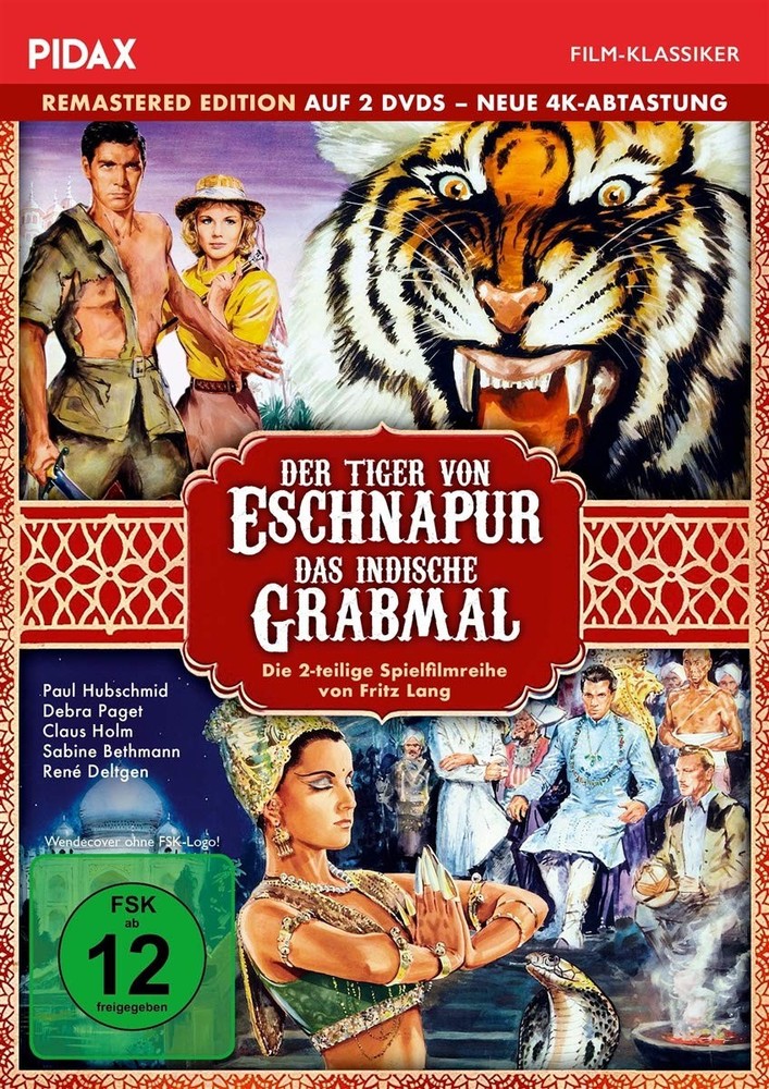 Fritz Lang's The Tiger of Eschnapur Indian Tomb UK Import Region 2 DVD