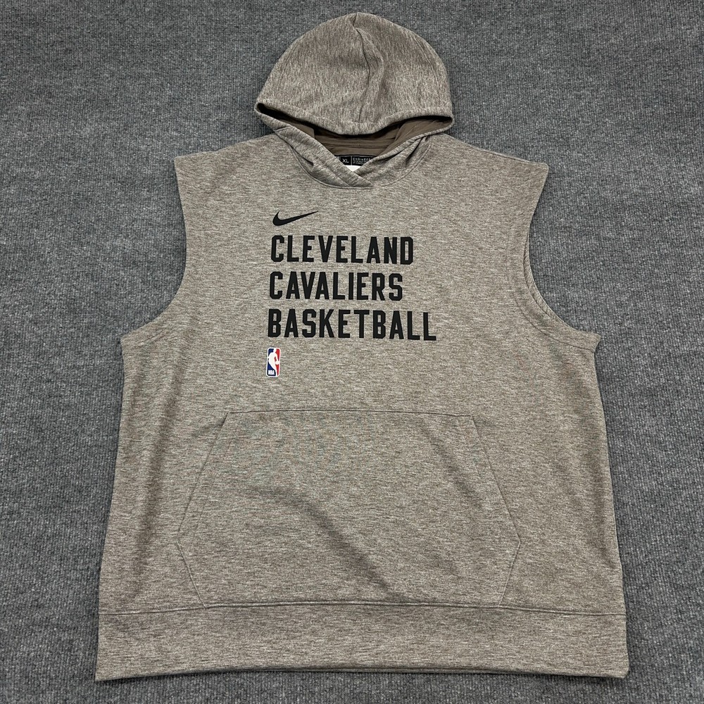 Nike Engineered Cleveland Cavaliers Sleeveless Hoodie Sweatshirt Mens XL CAVS