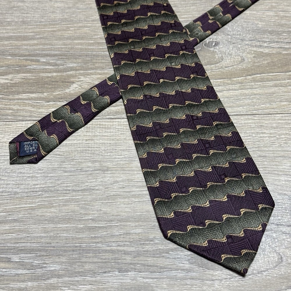 Brandini Handmade Luxury 100% Imported Silk Neck Tie for Men USA 57