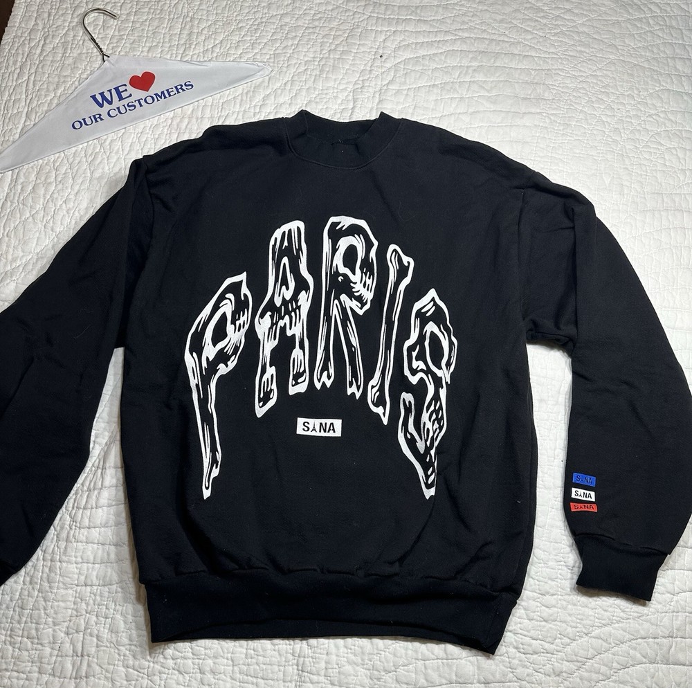 Sana Detroit Paris Crewneck/ Lightly Used Size Large