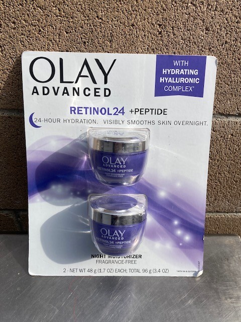 Olay Pro Night Retinol Complex Hydrating Moisturizer 1.7 fl oz 2-Pack