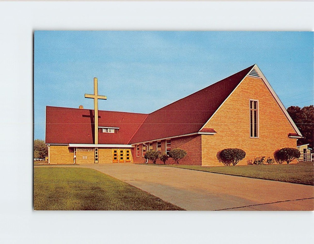 Postcard Zion Lutheran Church Holland Michigan USA
