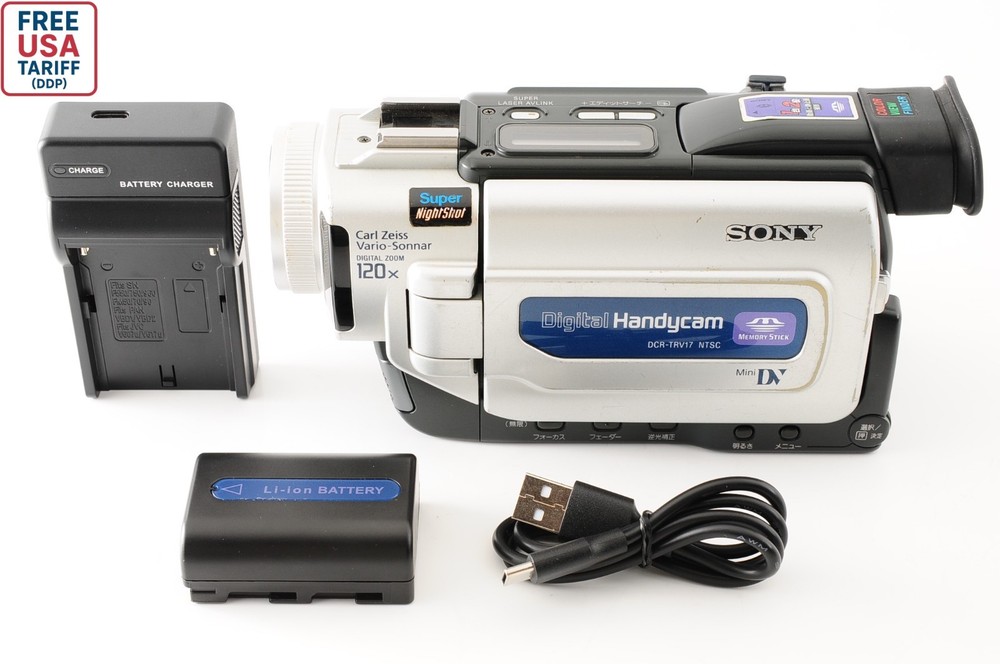 [EXC+5] Sony Handycam DCR-TRV17 Digital Camcorder mini DV Nightshot JAPAN #168