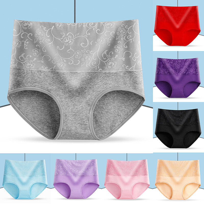 Women’s High Waist Tummy Control Cotton Briefs Maxi Comfort Underwear